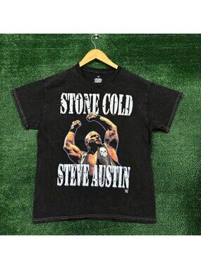 WWE Legends Stone Cold Steve Austin Mineral Wash T-Shirt Size Medium